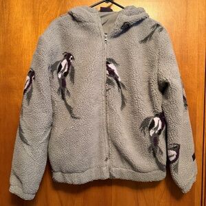 NWOT Taylor Swift Speak Now Koi Fish Sherpa Jacket Full Zip Small